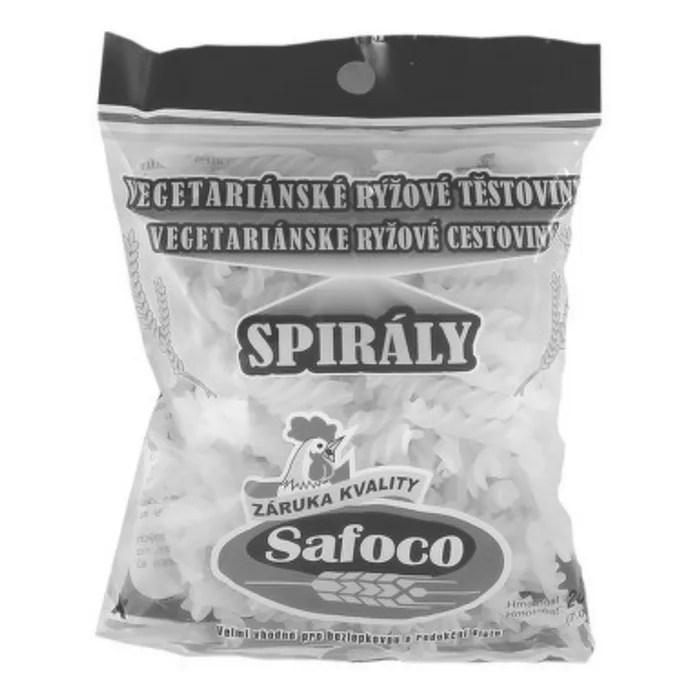 Safoco Těstoviny rýžové spirály 200g